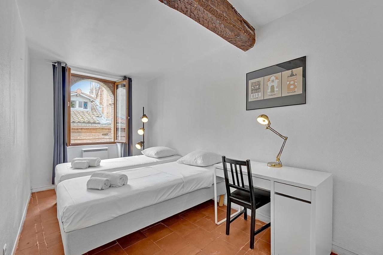 Le Regans - Charmant Appartement En Tomette Toulouse Eksteriør billede