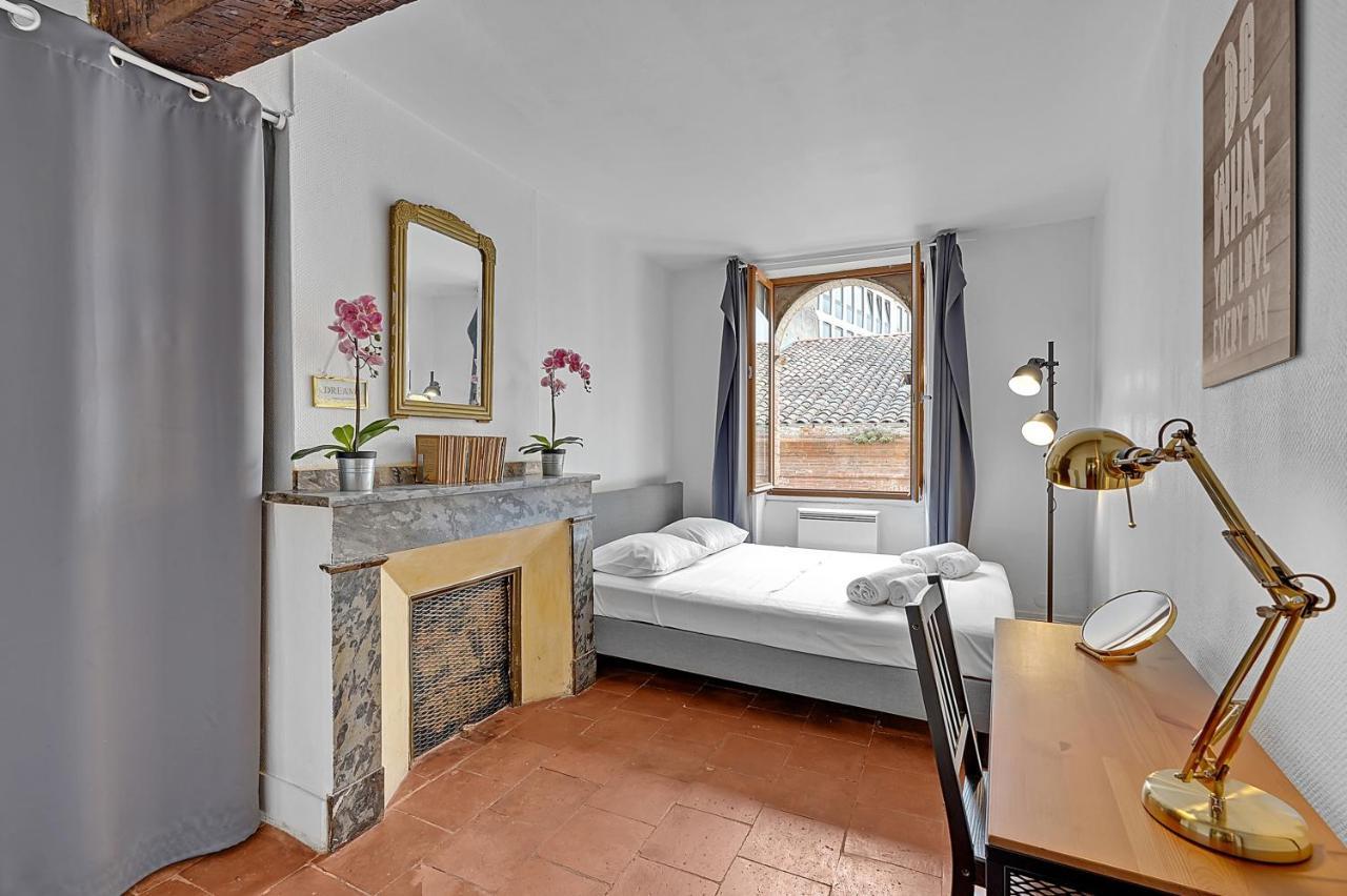 Le Regans - Charmant Appartement En Tomette Toulouse Eksteriør billede