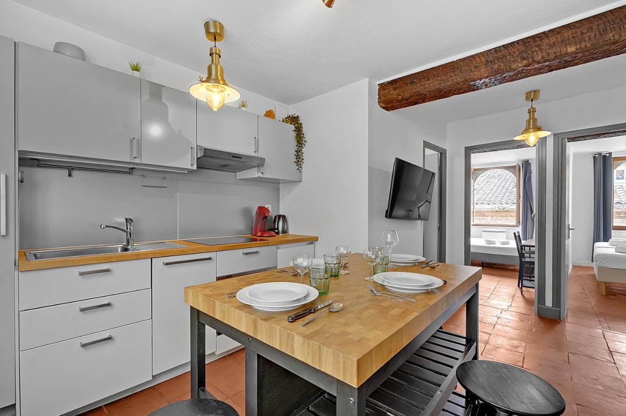 Le Regans - Charmant Appartement En Tomette Toulouse Eksteriør billede